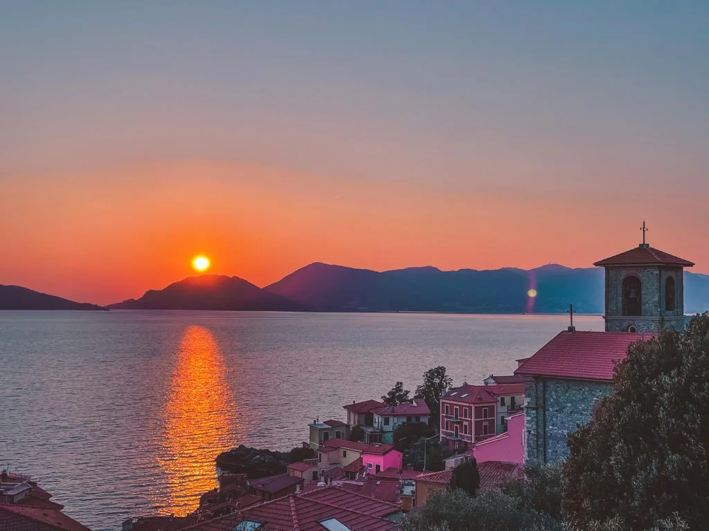 Tramonto sul Golfo dei Poeti